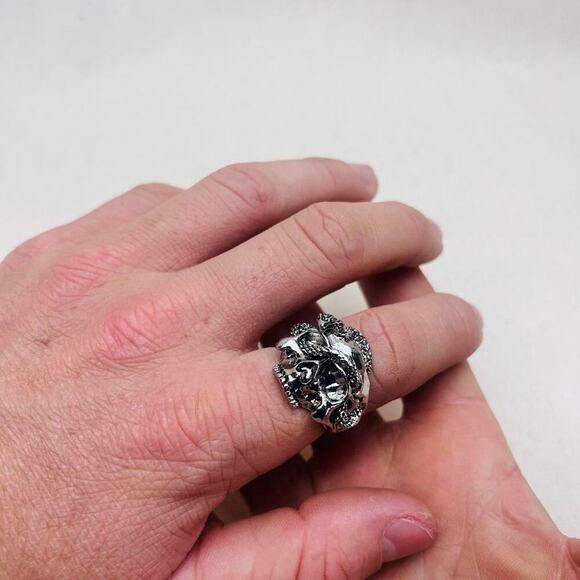 Y2k vintage silver grunge snake - Picture 2 of 8